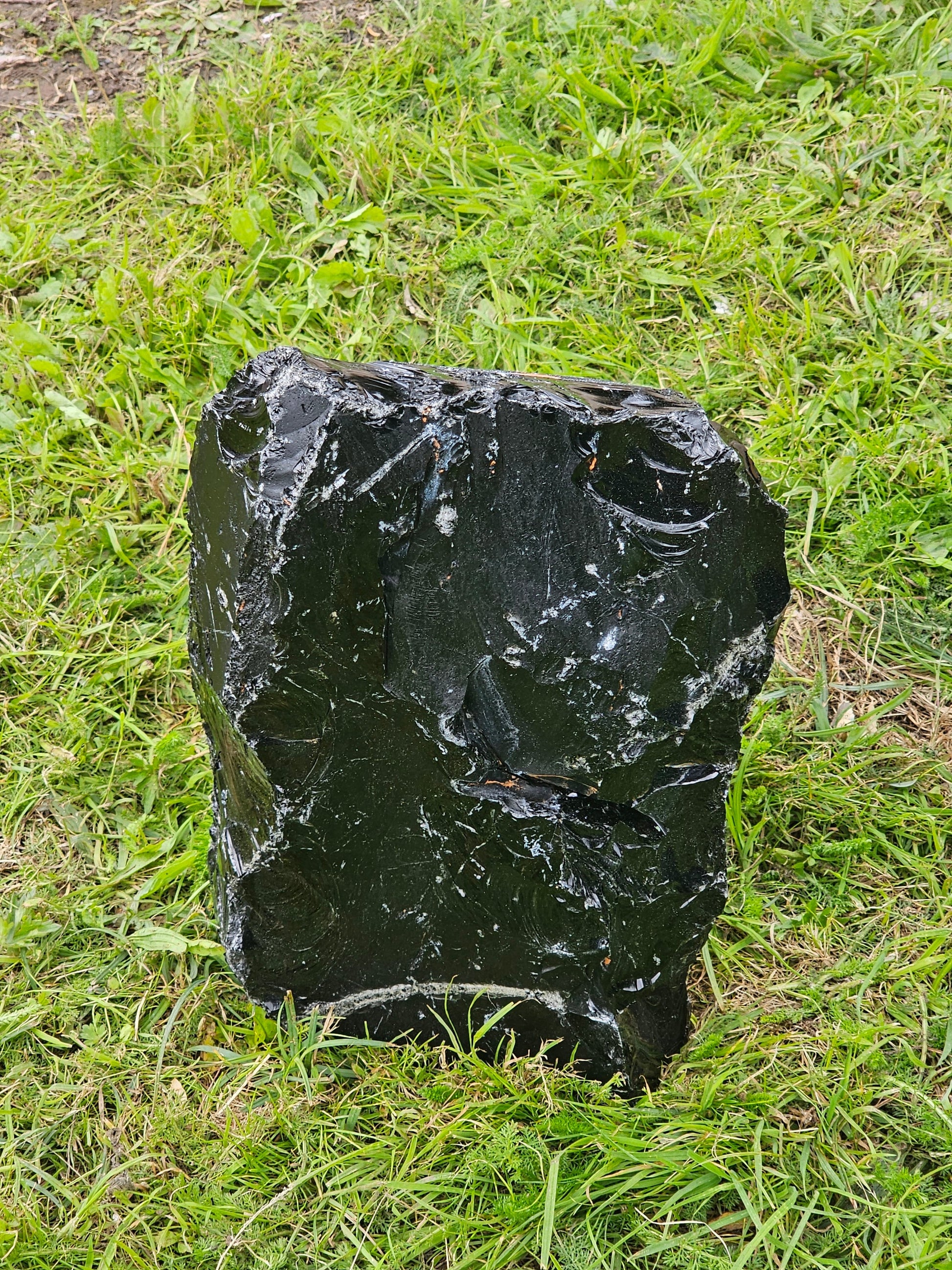 Large Natural Obsidian Crystal Freeform 16.8 KG raw