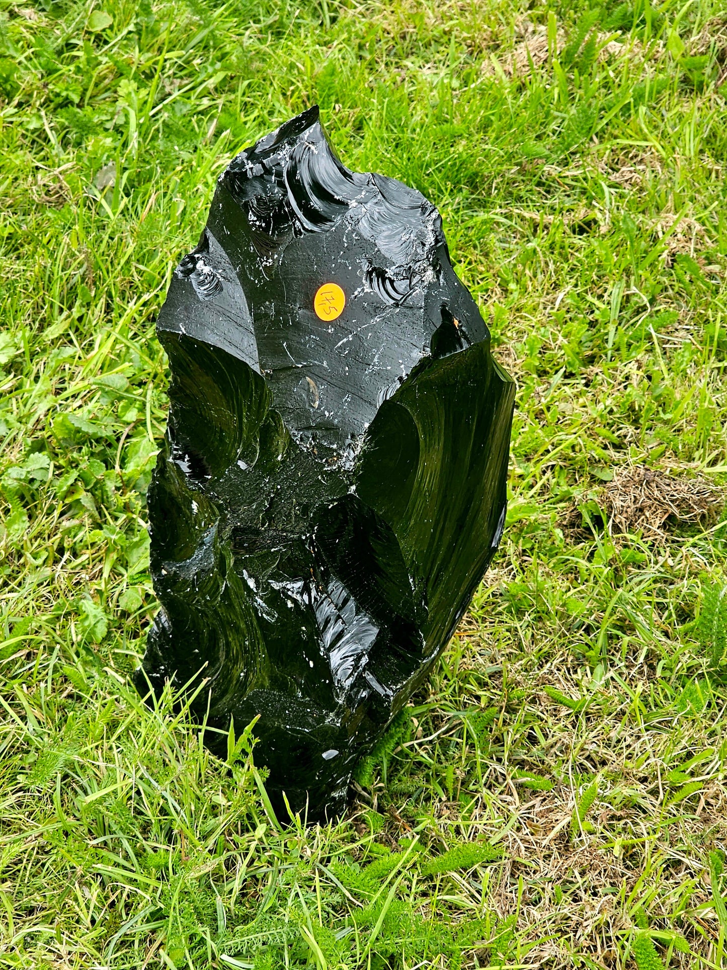 big obsidian crystal