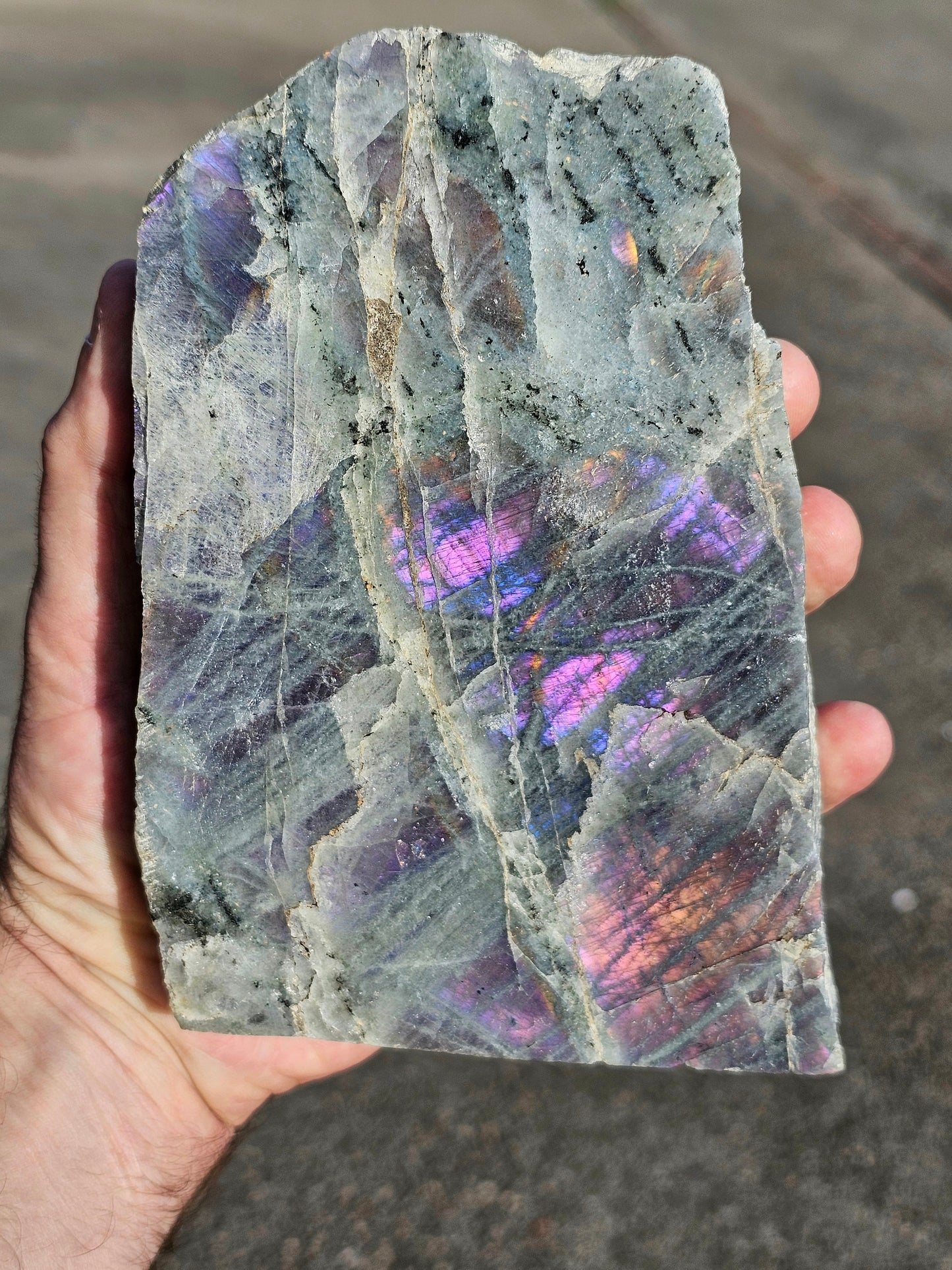 Large Purple Labradorite Crystal (#5)