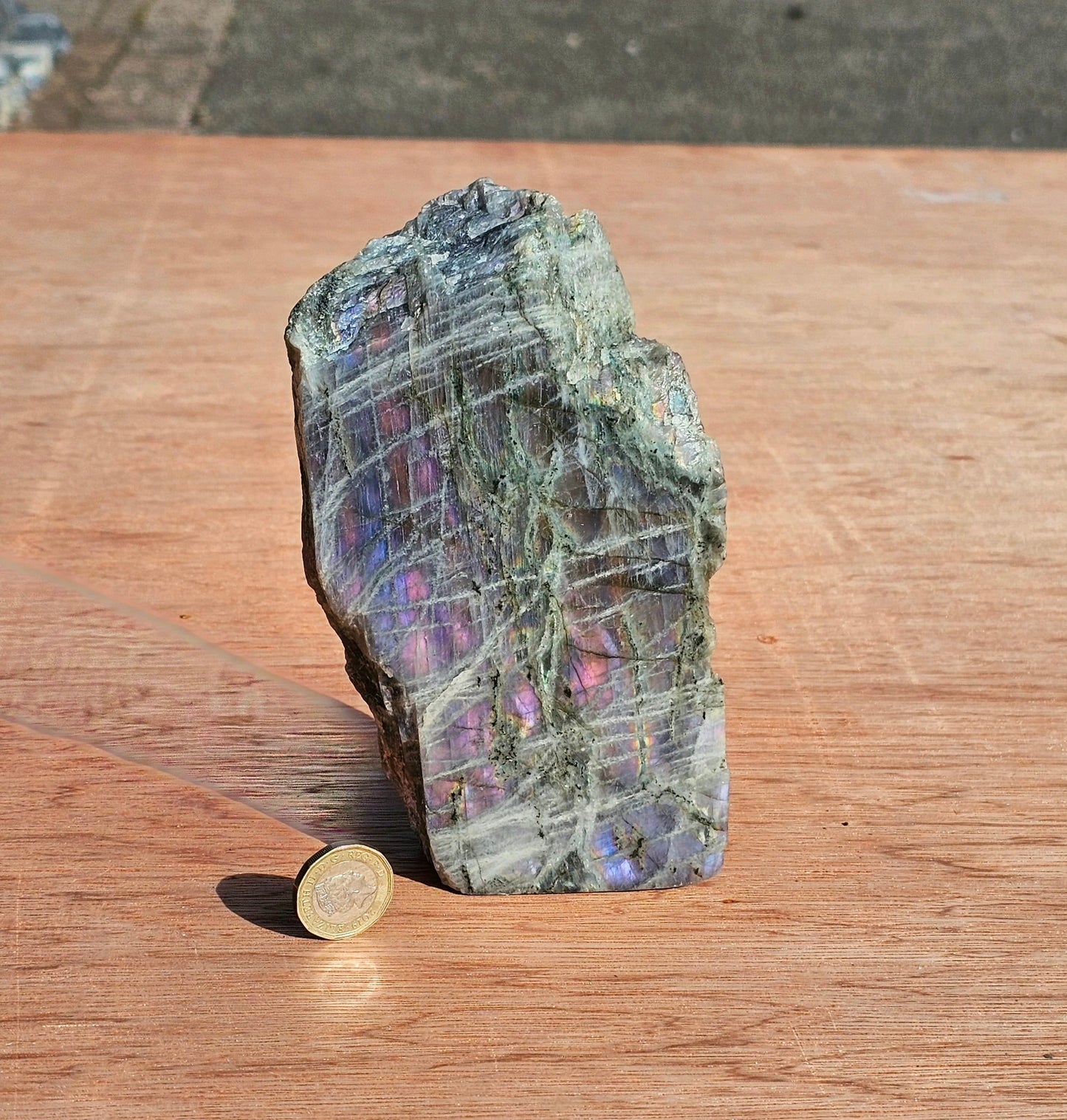 Large Purple Labradorite Crystal (#1)