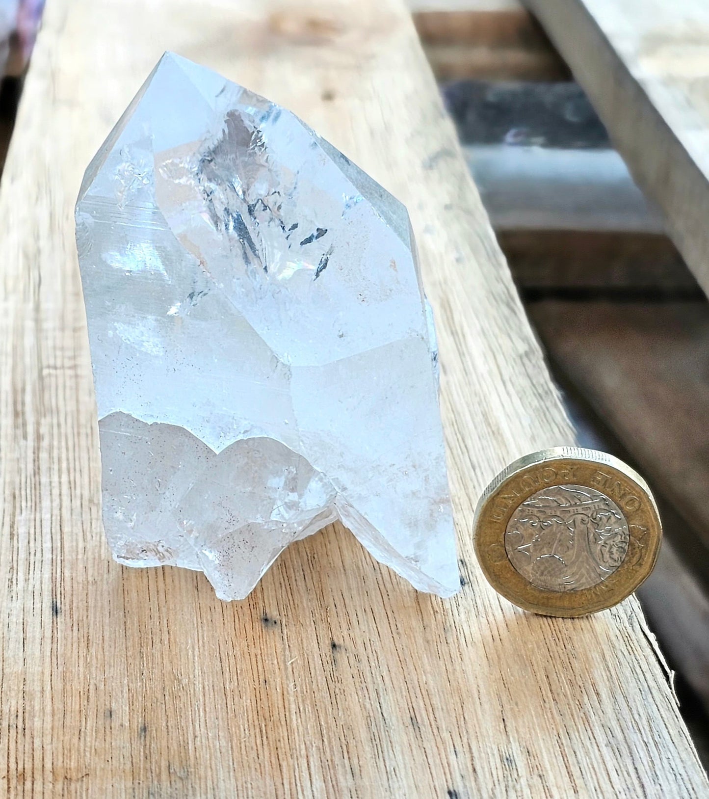 Large Lemurian Crystal Point (#2)