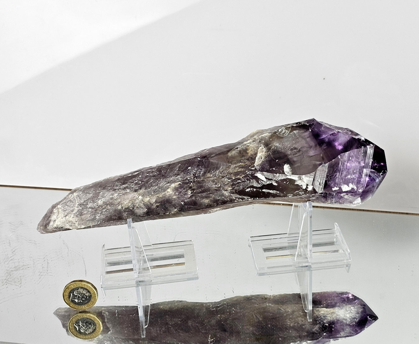 big amethyst crystal sceptre