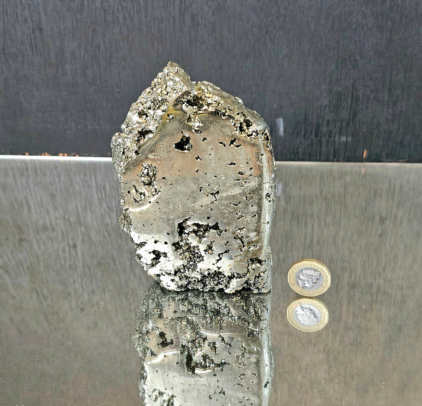 Large Pyrite Crystal Tower (#8)