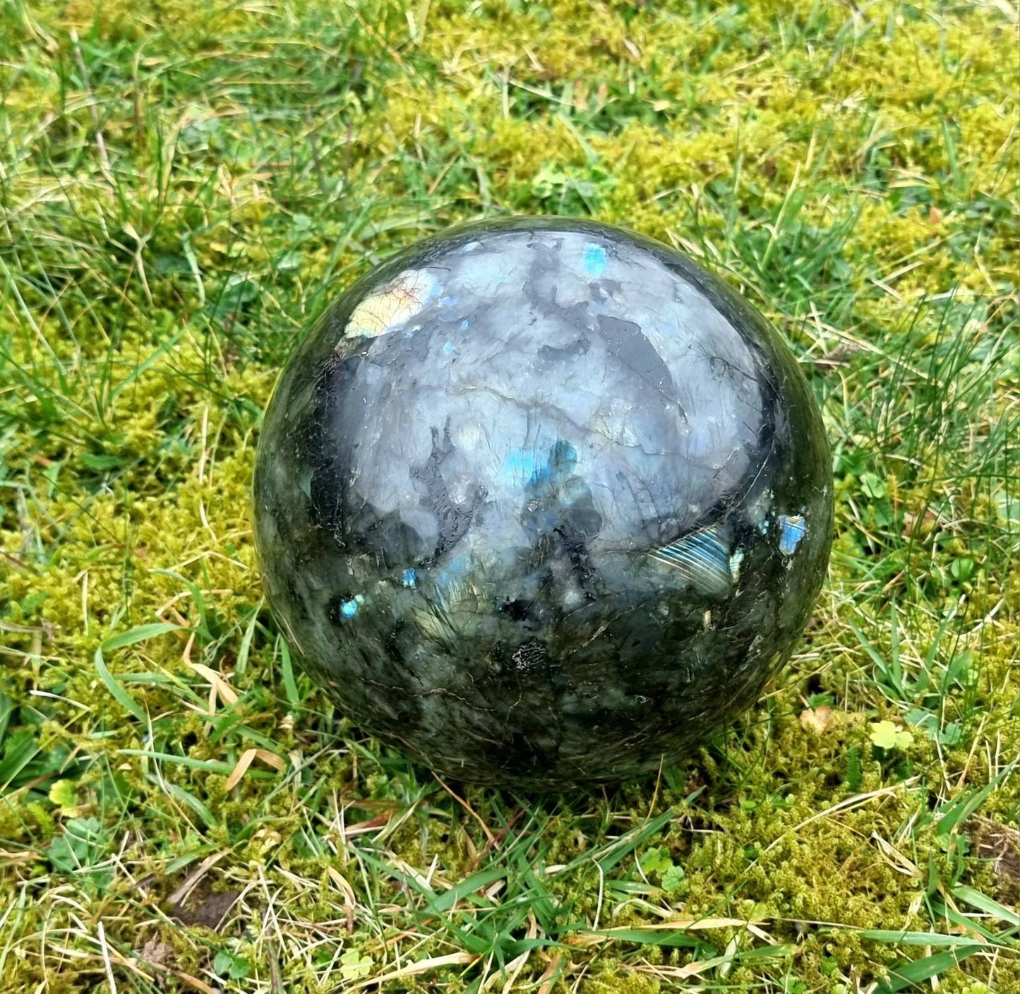Extra Large Labradorite Crystal Sphere 6.8 KG