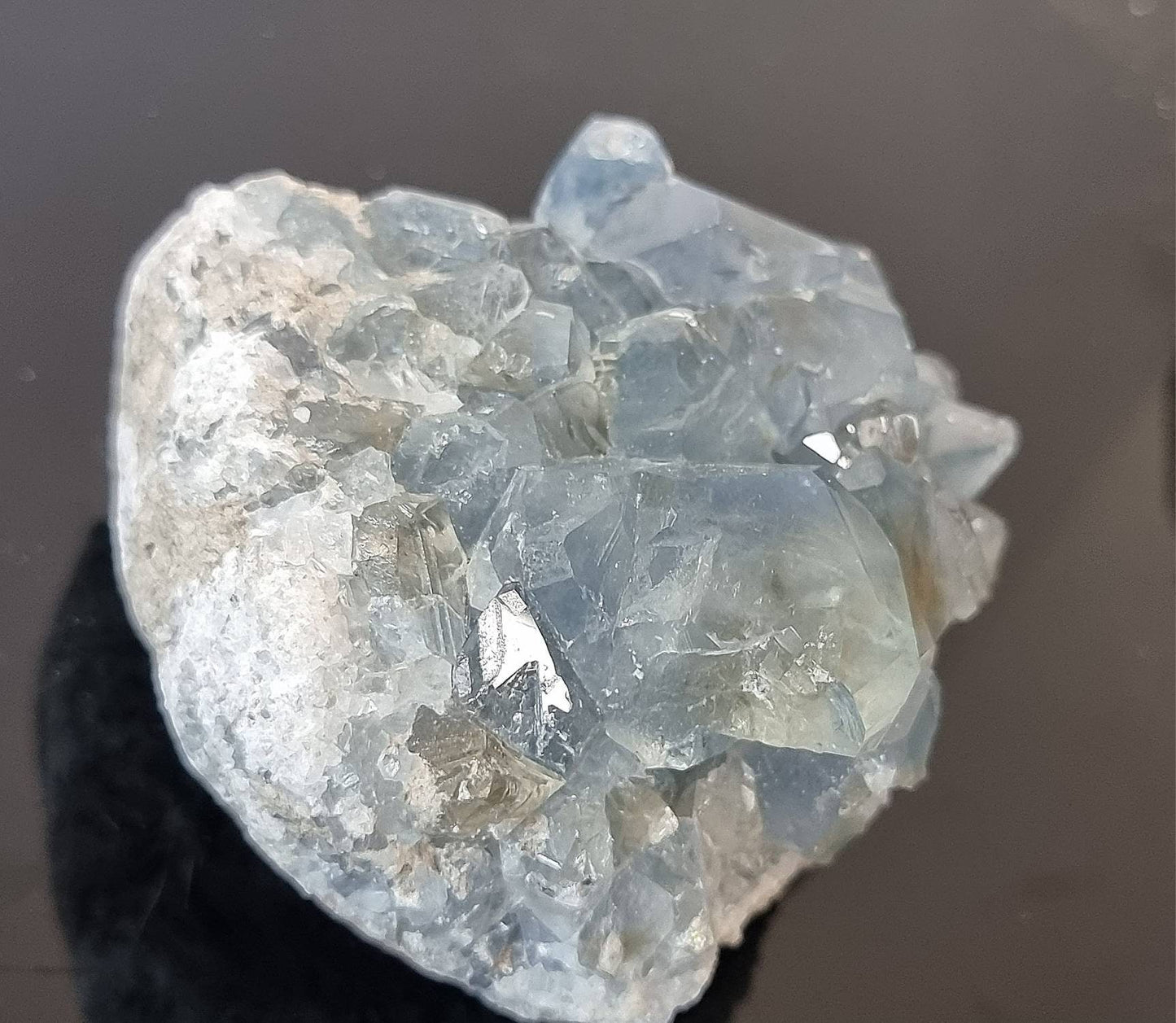 39) Large Celestite Crystal Geode