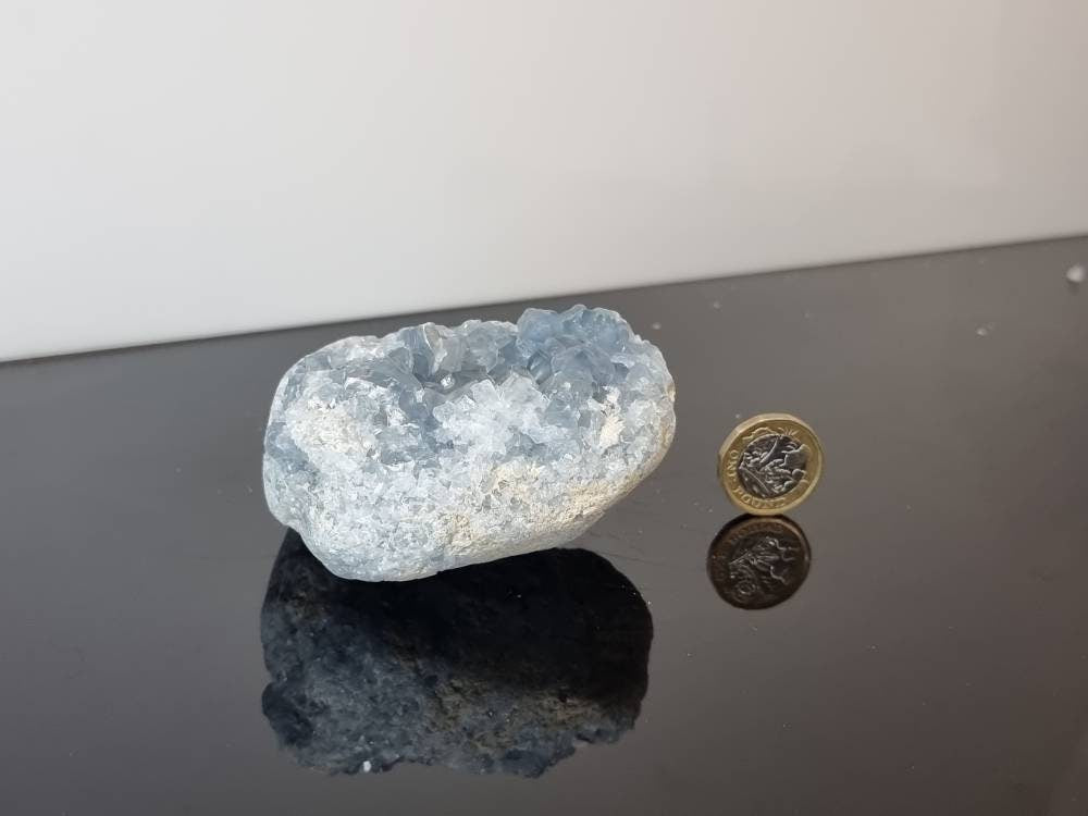 27) Celestite Crystal Geode