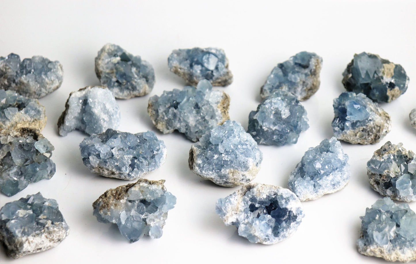 1X Celestite Crystal Geode / Celestine 100-200g