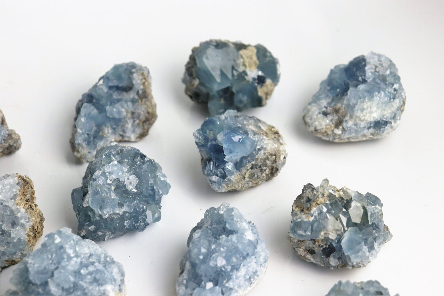 1X Celestite Crystal Geode / Celestine 100-200g