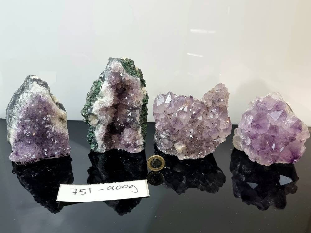 Amethyst crystal cut base