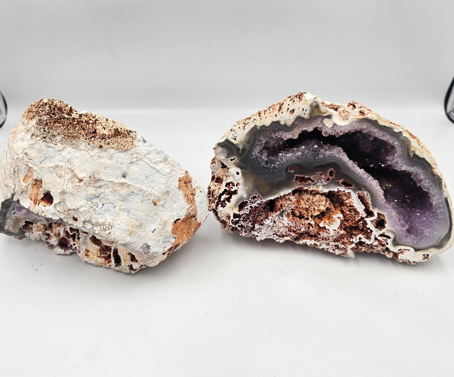 orca amethyst crystal geode