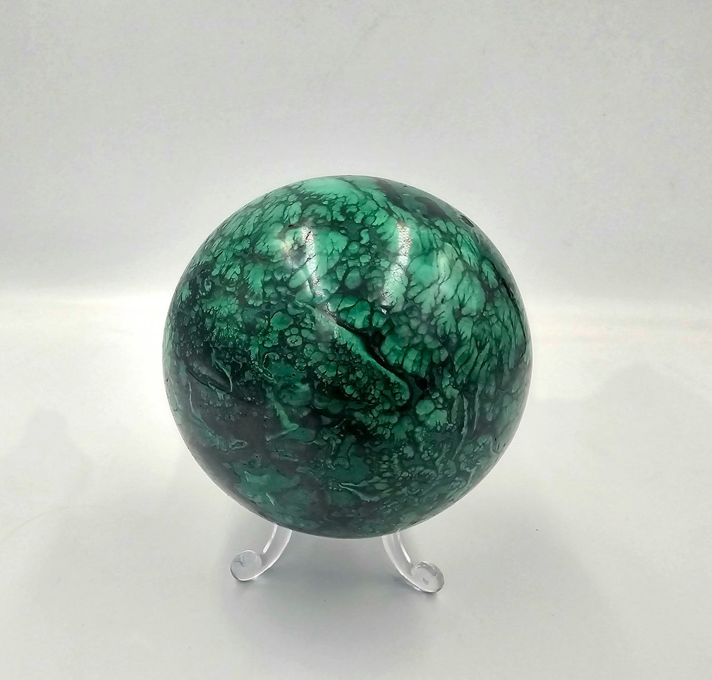 malachite crystal sphere
