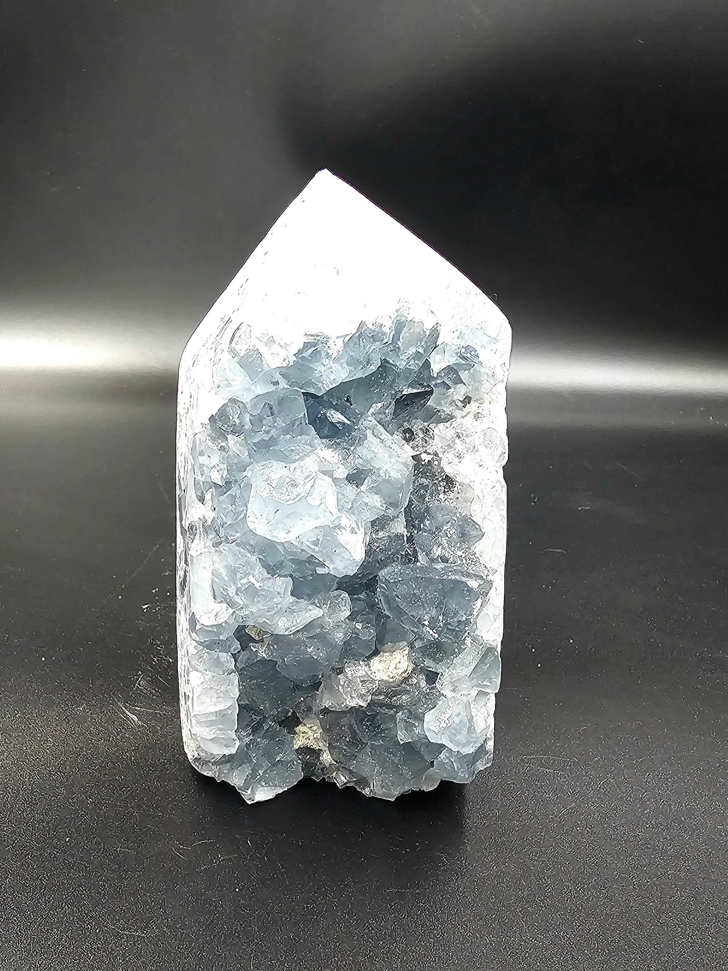 Celestite Crystal Tower / Prism 685g