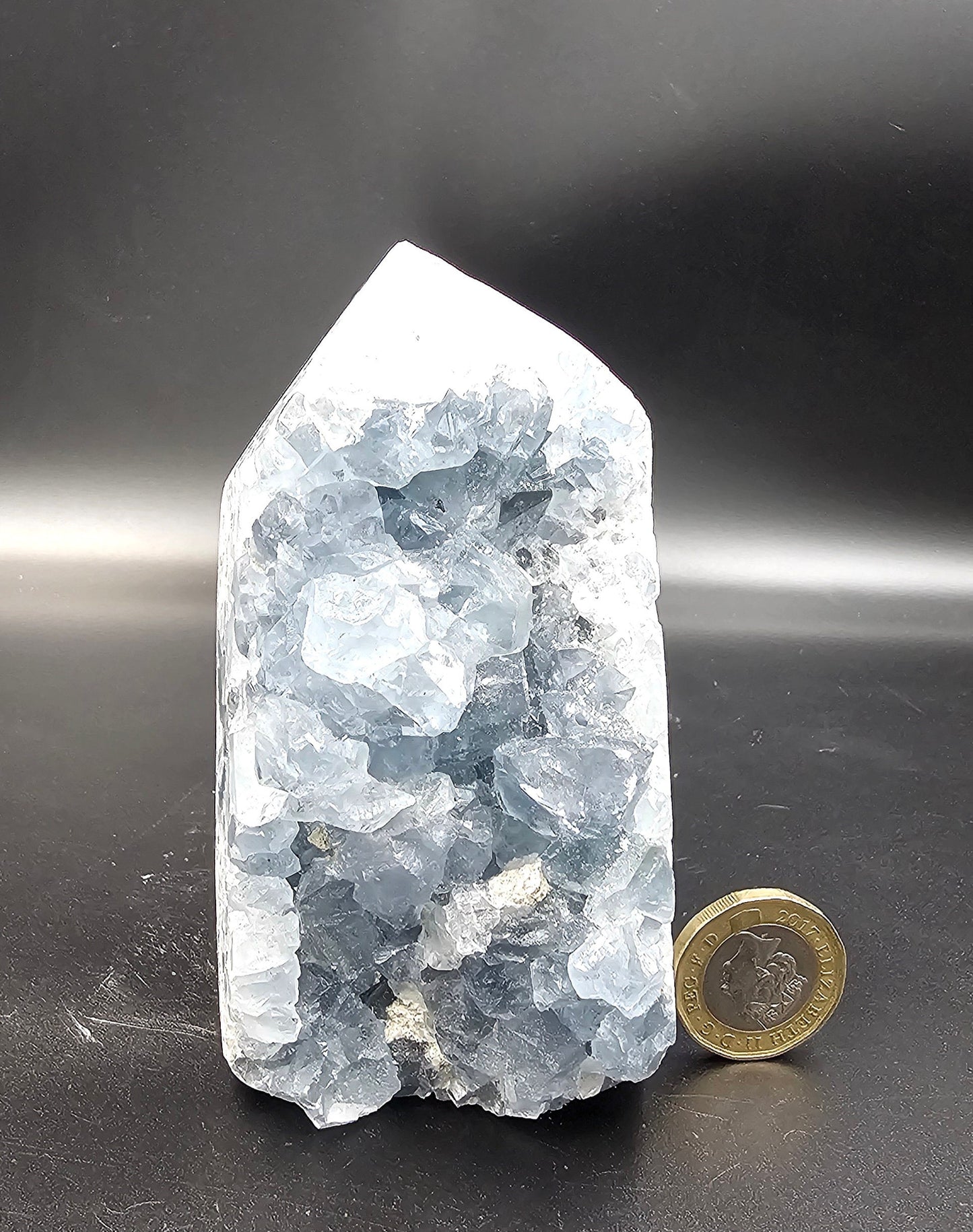 Celestite Crystal Tower / Prism 685g