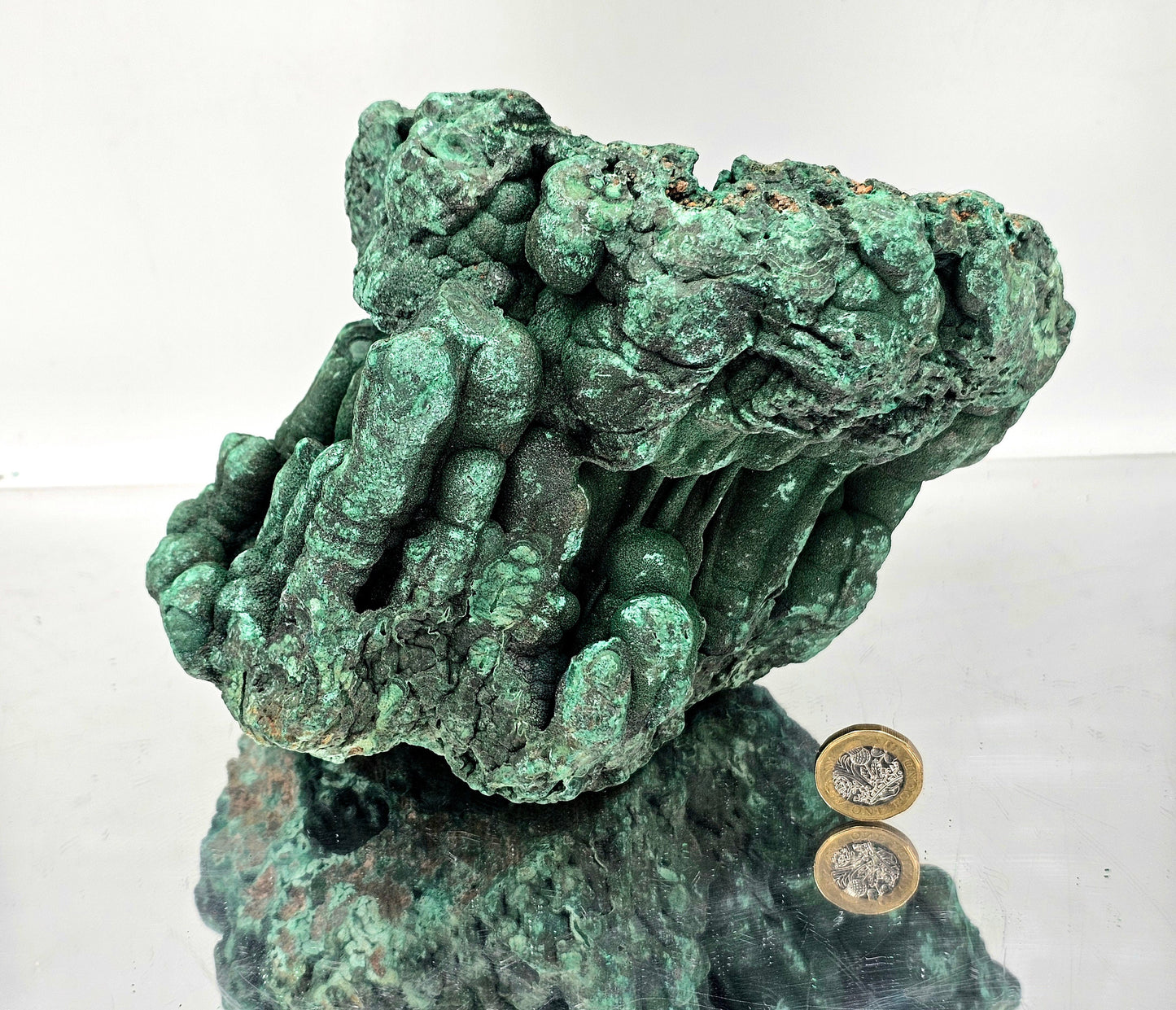 XL Malachite Crystal Stalactite Formation