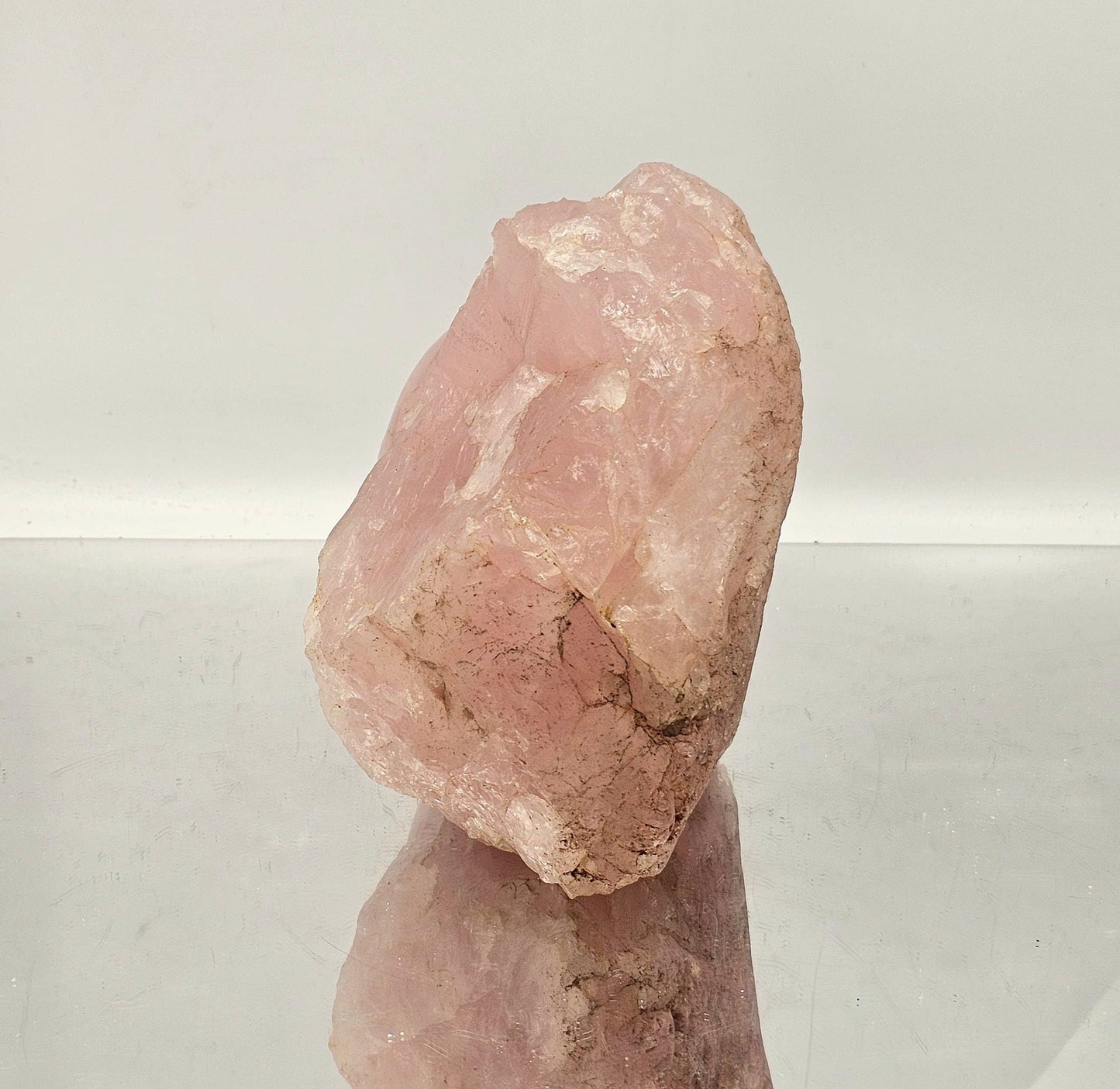 Large Rose Quartz Face Carving
