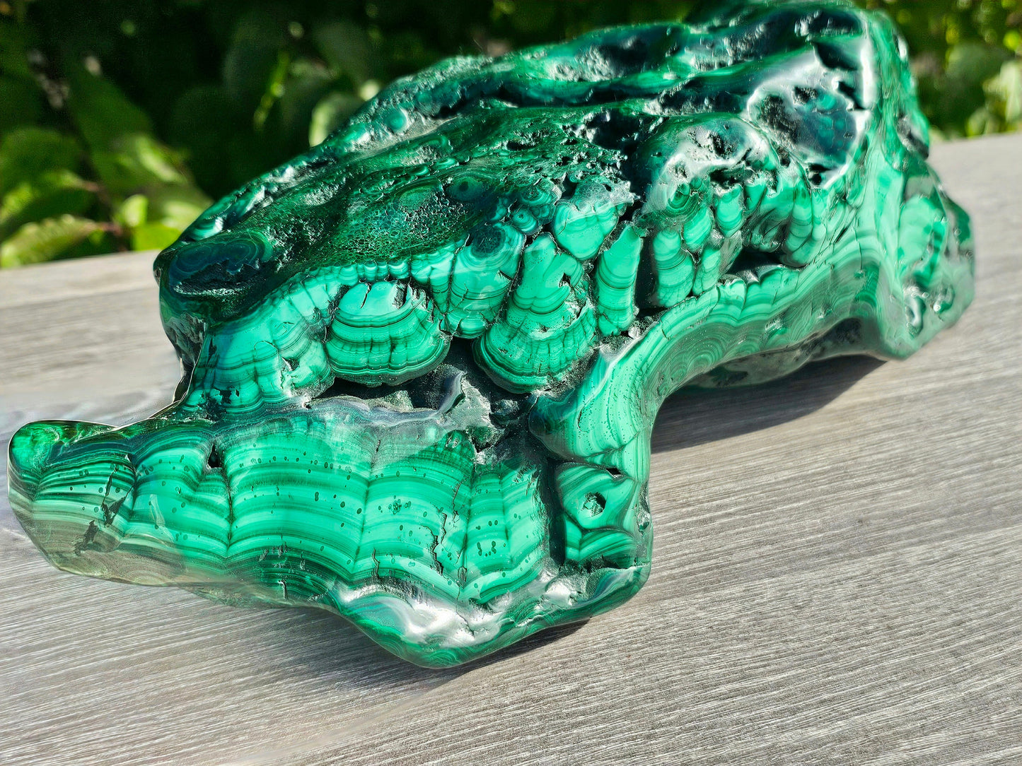 XL Malachite Solid Crystal Polished 10.2 KG