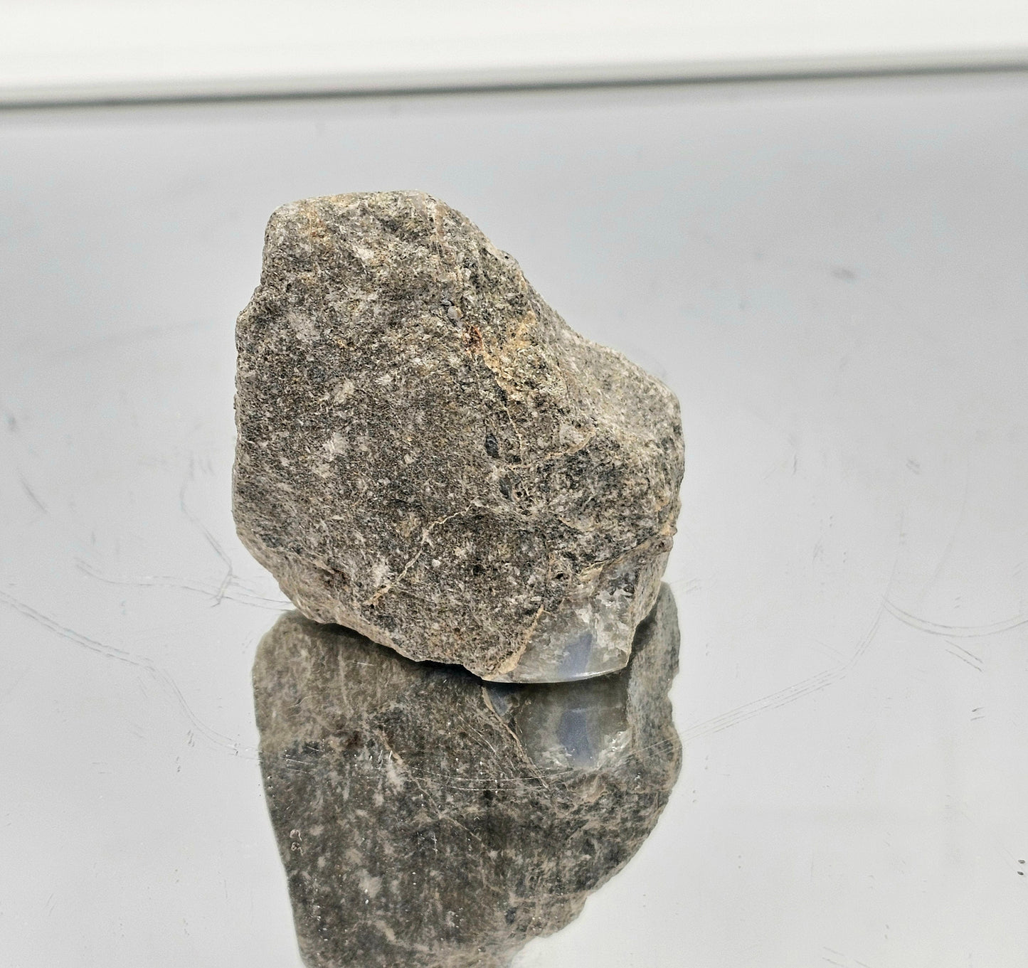 Small Blue Lace Agate Crystal Geode (#22)