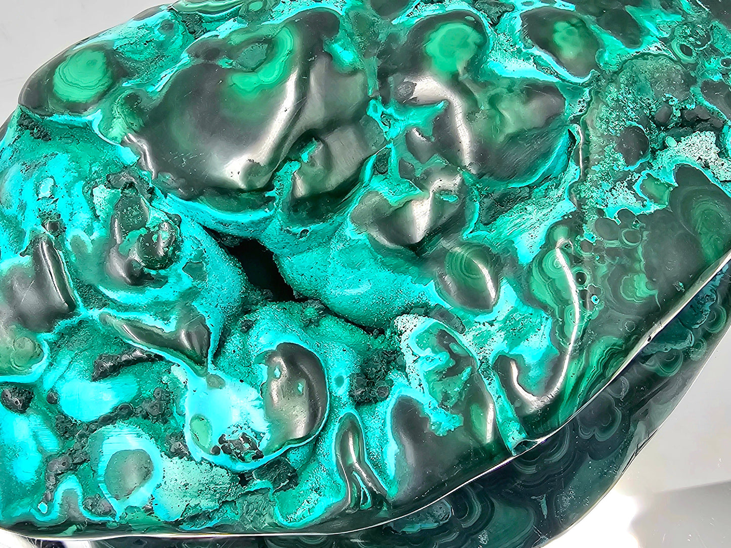Large Chrysocolla Malachite Crystal Polished (#14)
