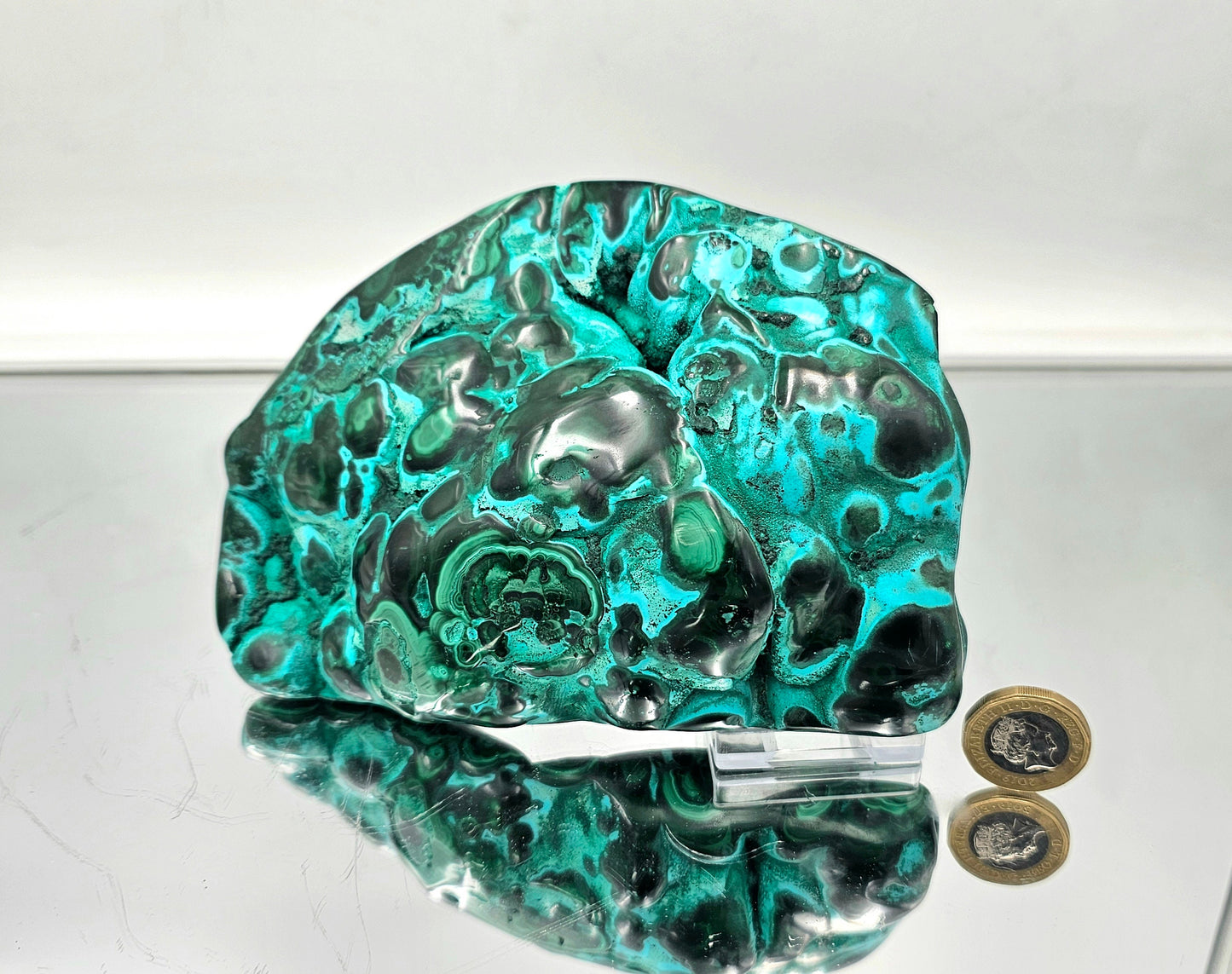 Large Chrysocolla Malachite Crystal Polished (#14)
