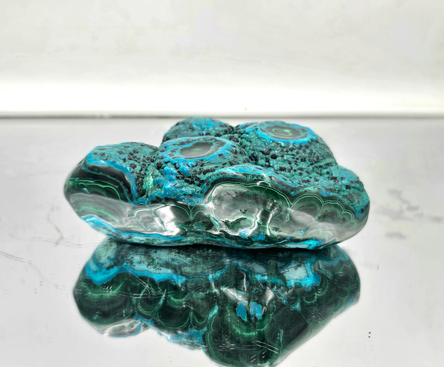 Large Chrysocolla Malachite Crystal Polished (#16)