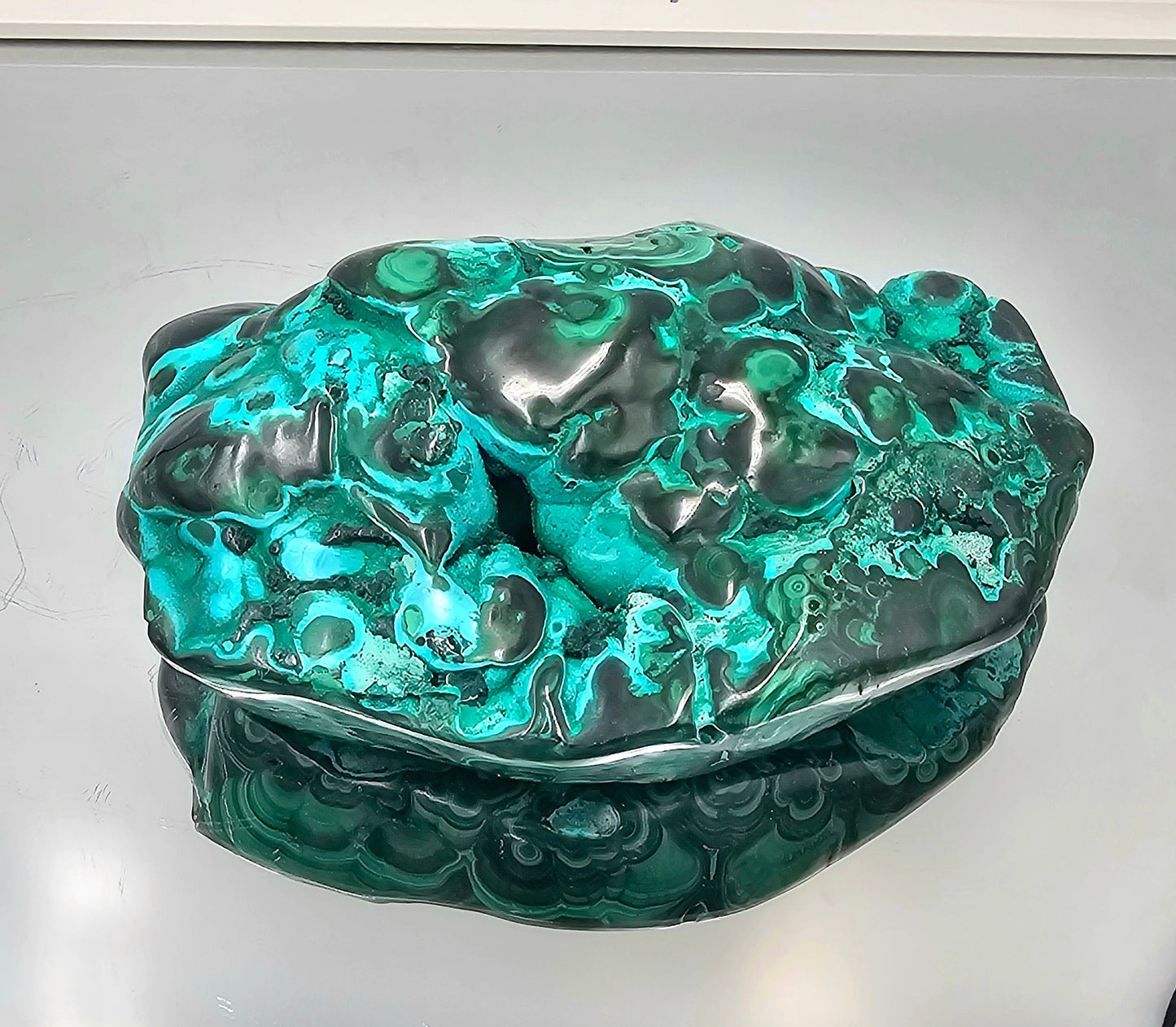 Large Chrysocolla Malachite Crystal Polished (#14)