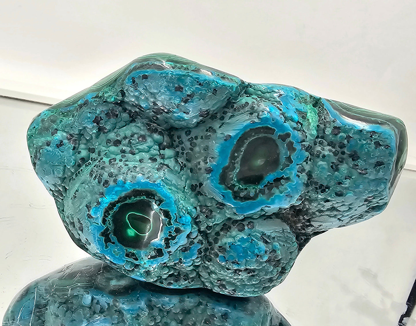 Large Chrysocolla Malachite Crystal Polished (#16)