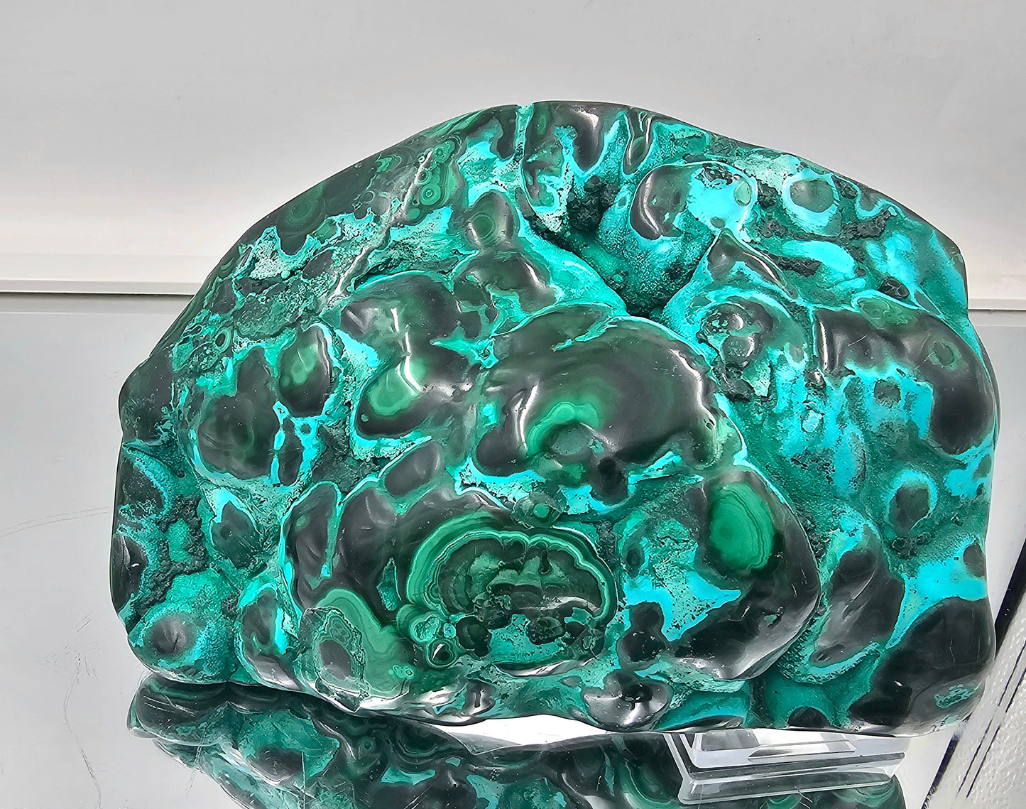 Large Chrysocolla Malachite Crystal Polished (#14)
