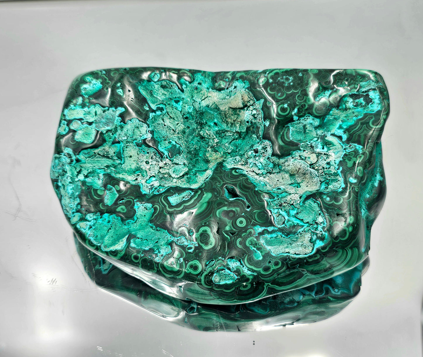 Large Chrysocolla Malachite Crystal Polished (#14)