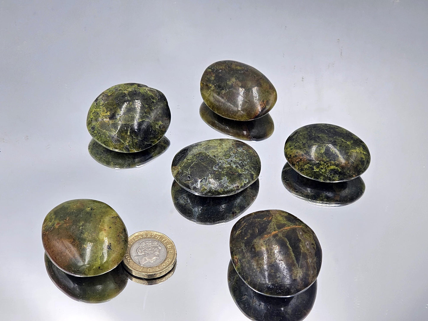 Small Green Opal Crystal Palmstone