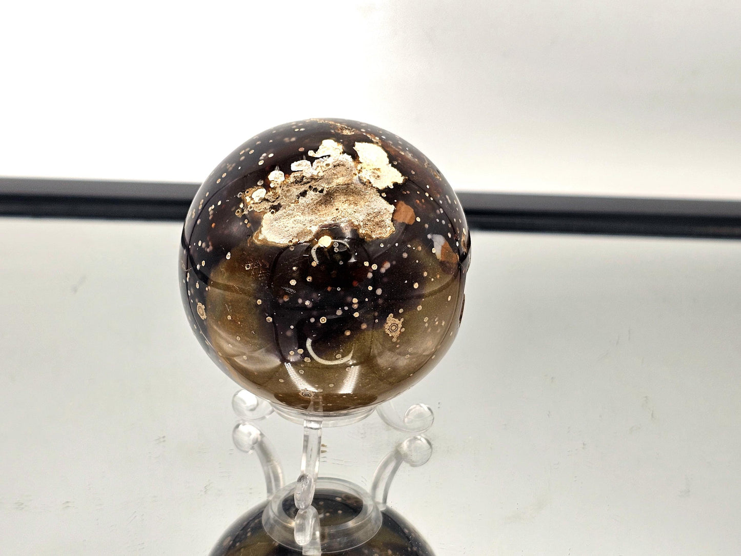 Violet Agate Crystal Sphere (DP)