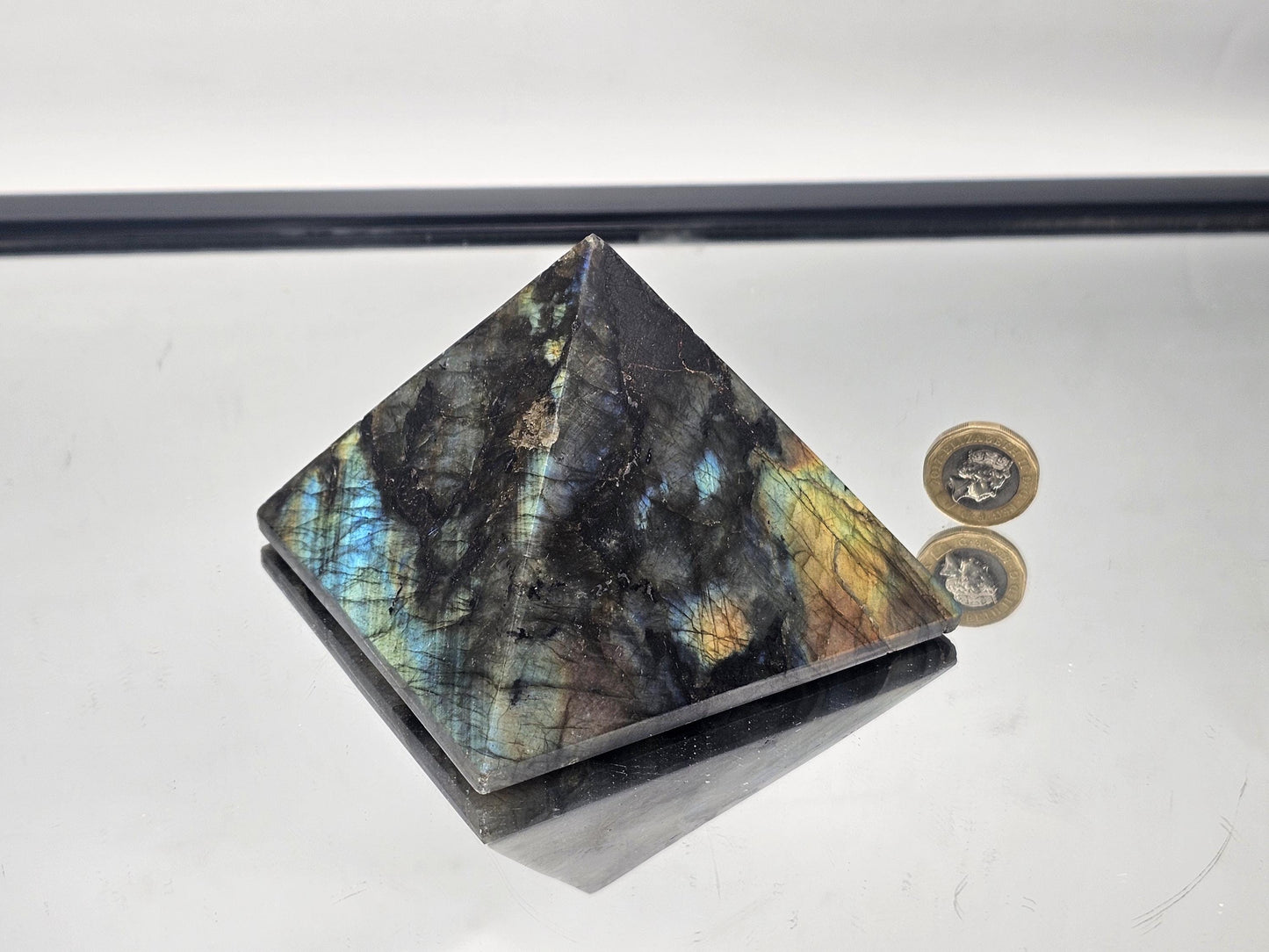 Large Labradorite Crystal Pyramid (DP2)