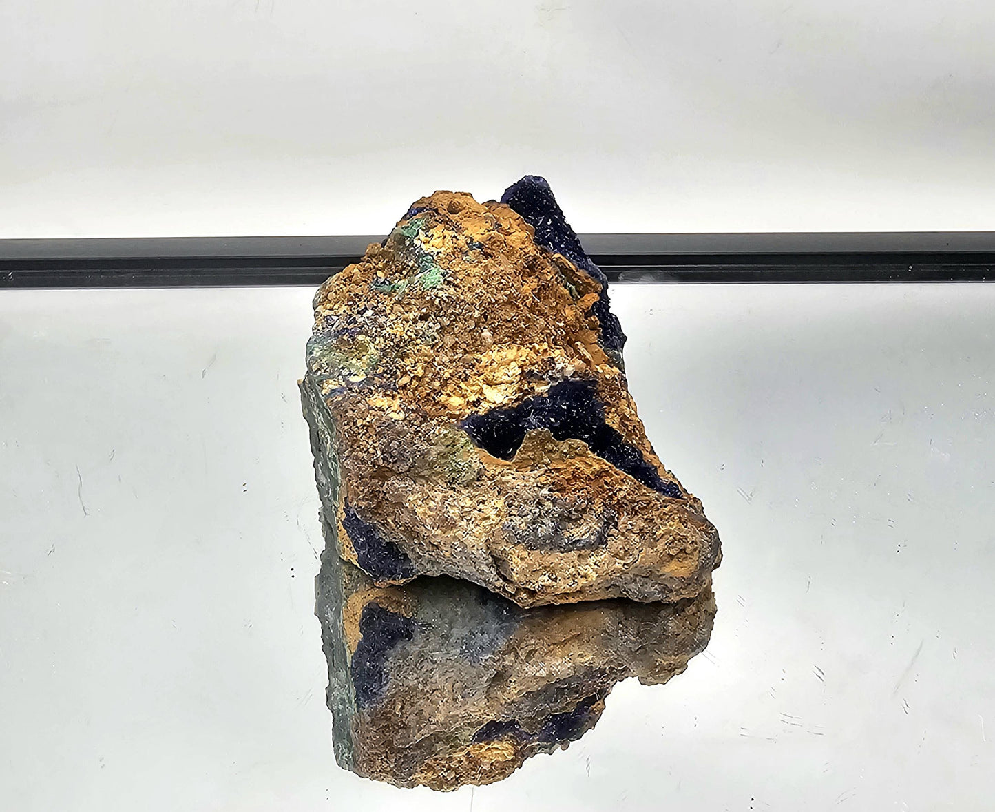 Exceptional Azurite Crystal Geode (#DP)