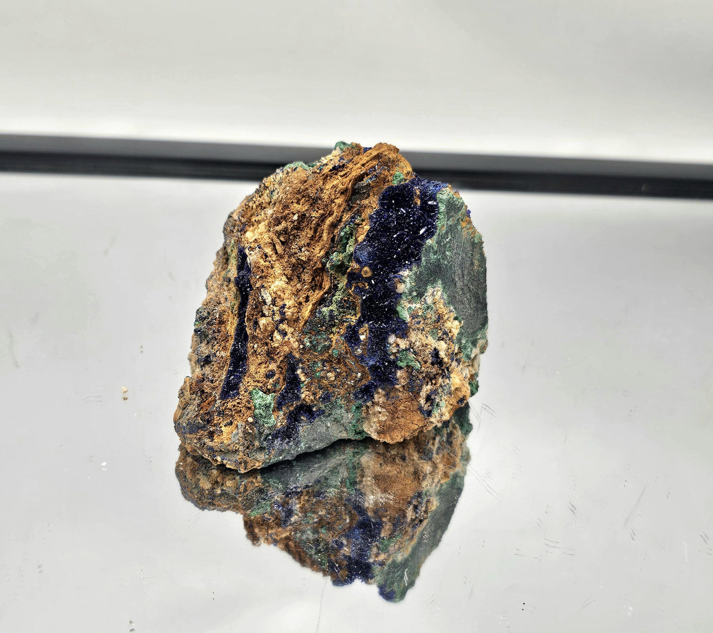 Exceptional Azurite Crystal Geode (#DP)