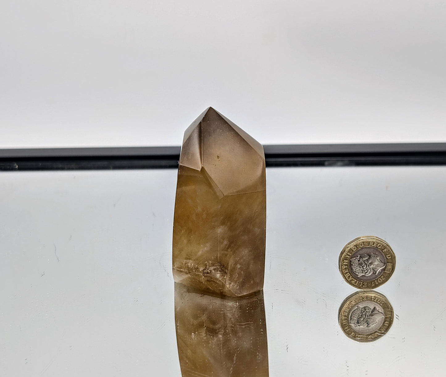 Madagascan Citrine Crystal Prism - Tower , Natural (#7)