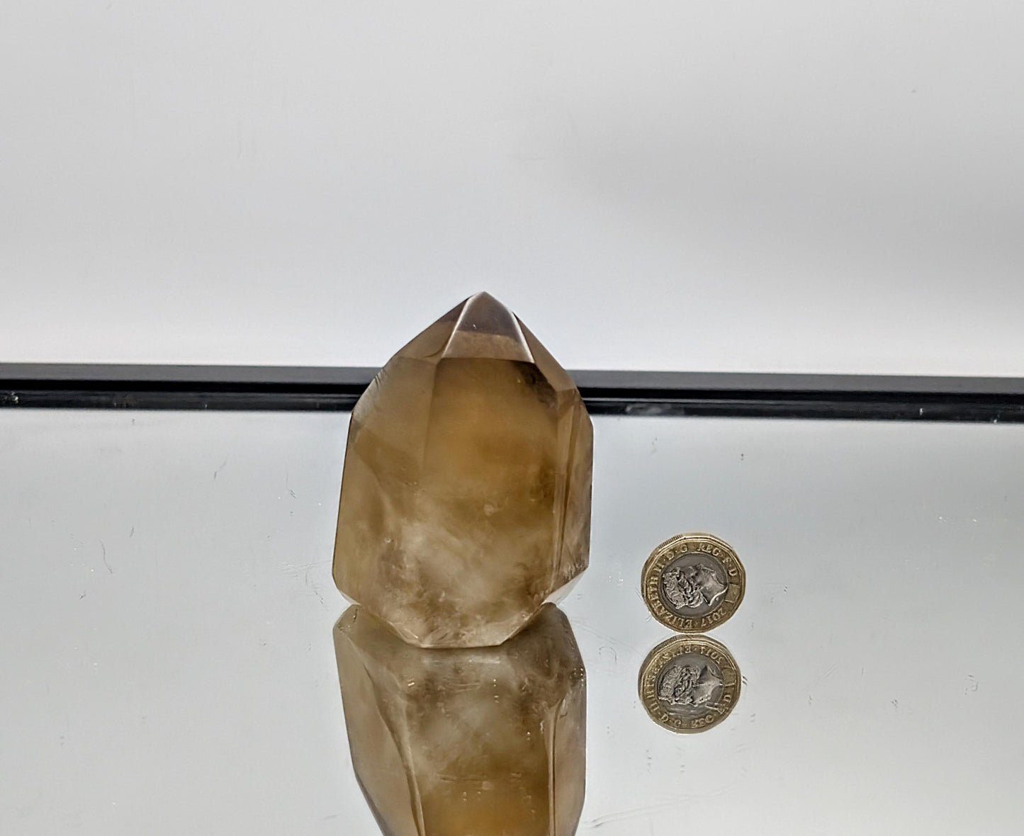 Madagascan Citrine Crystal Prism - Tower , Natural (#7)