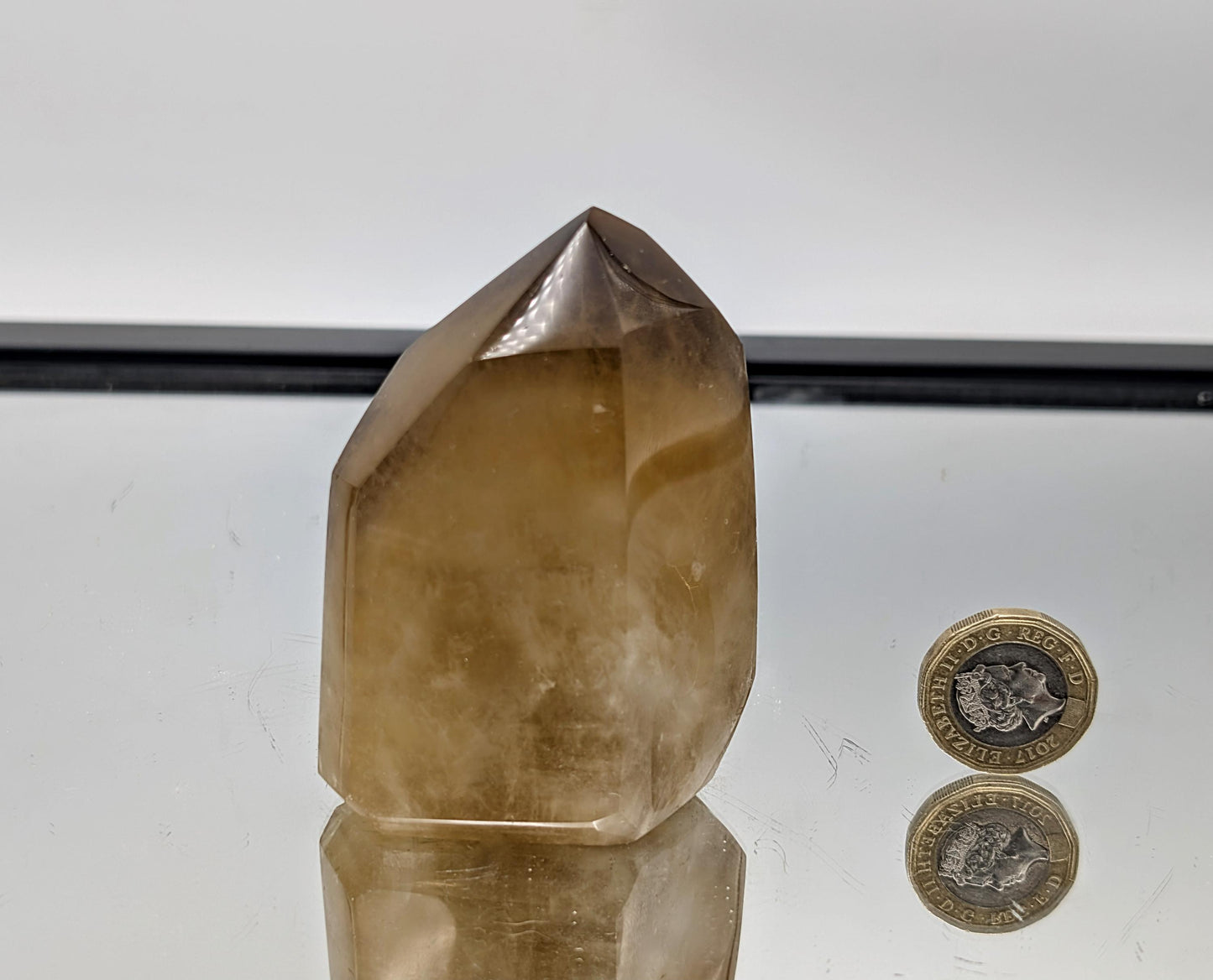 Madagascan Citrine Crystal Prism - Tower , Natural (#7)