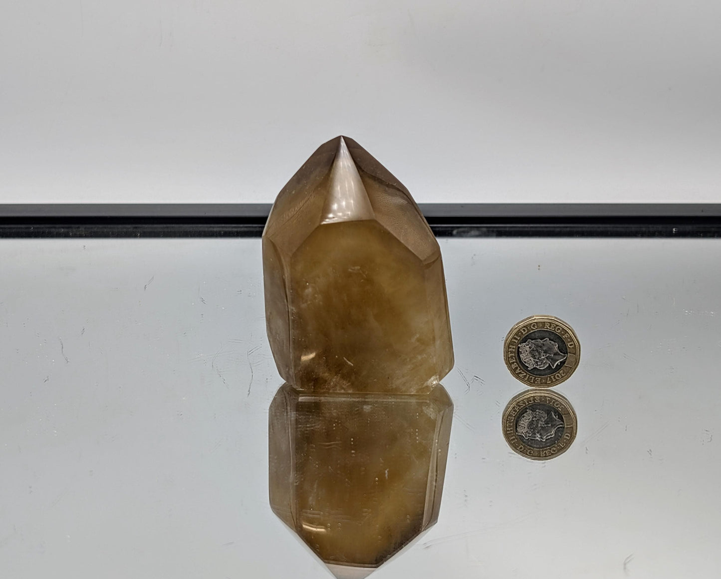 Madagascan Citrine Crystal Prism - Tower , Natural (#7)