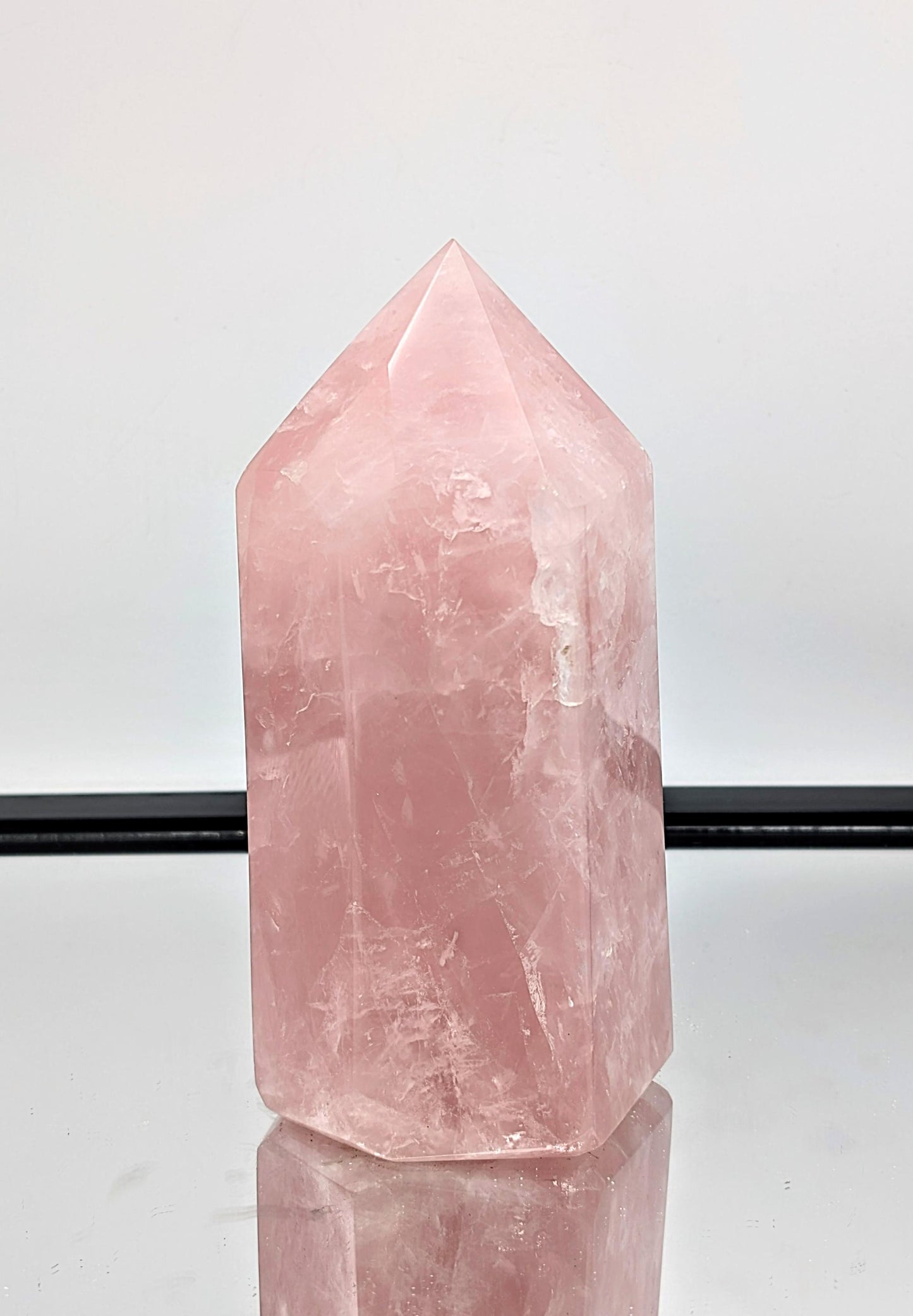 Large Rose Quartz Crystal Prism / Tower (#15)