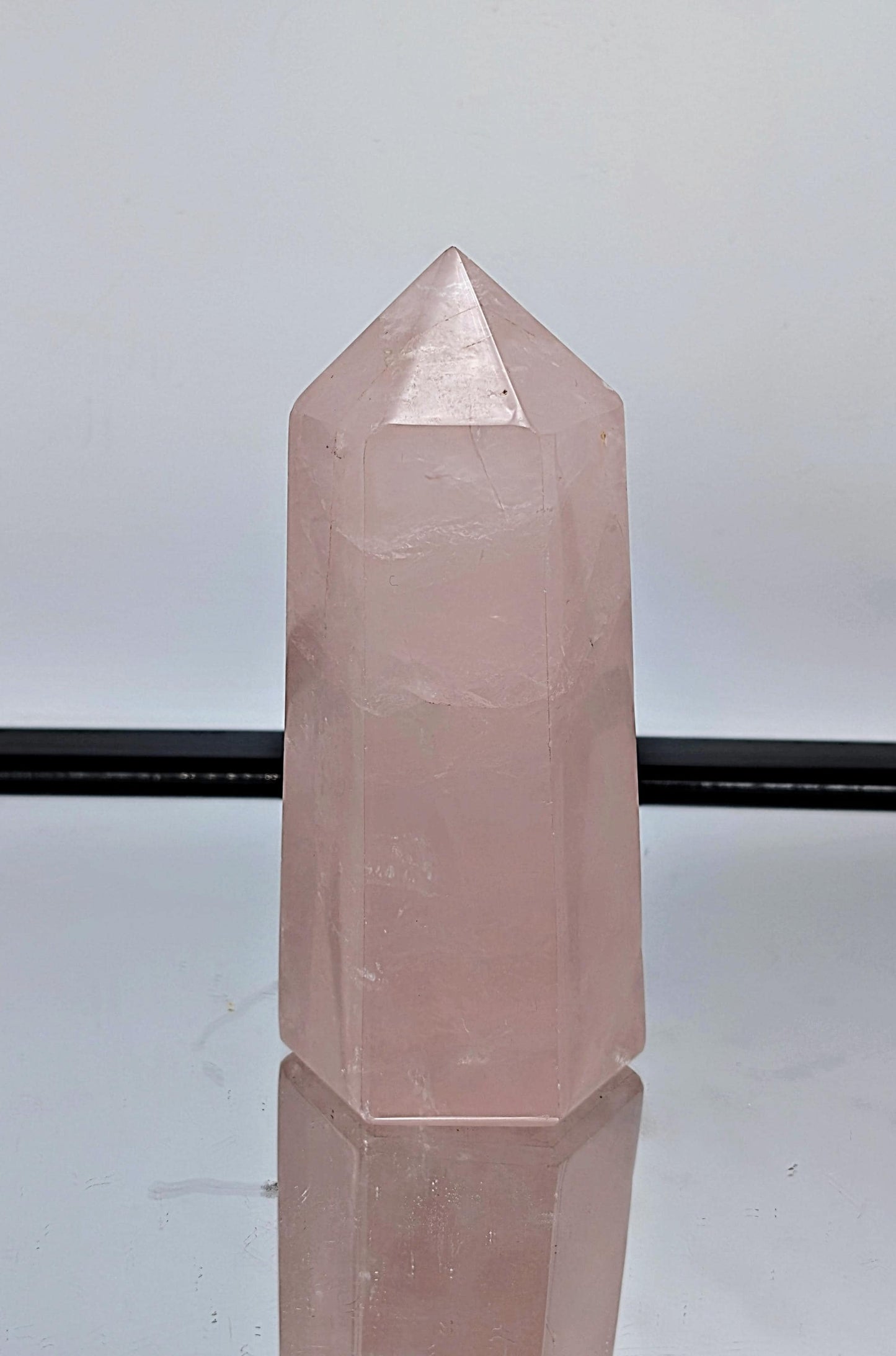 Large Rose Quartz Crystal Prism / Tower (#11)