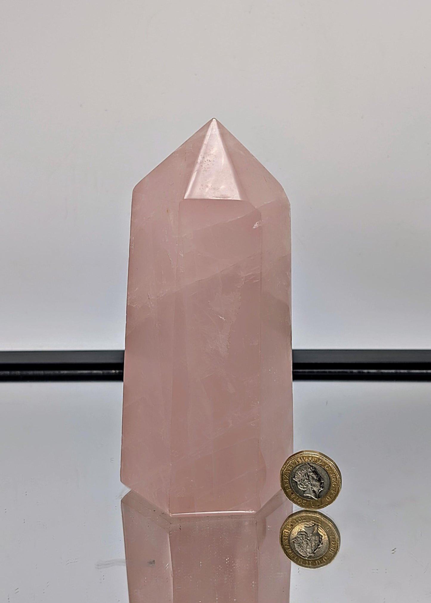 Large Rose Quartz Crystal Prism / Tower (#11)