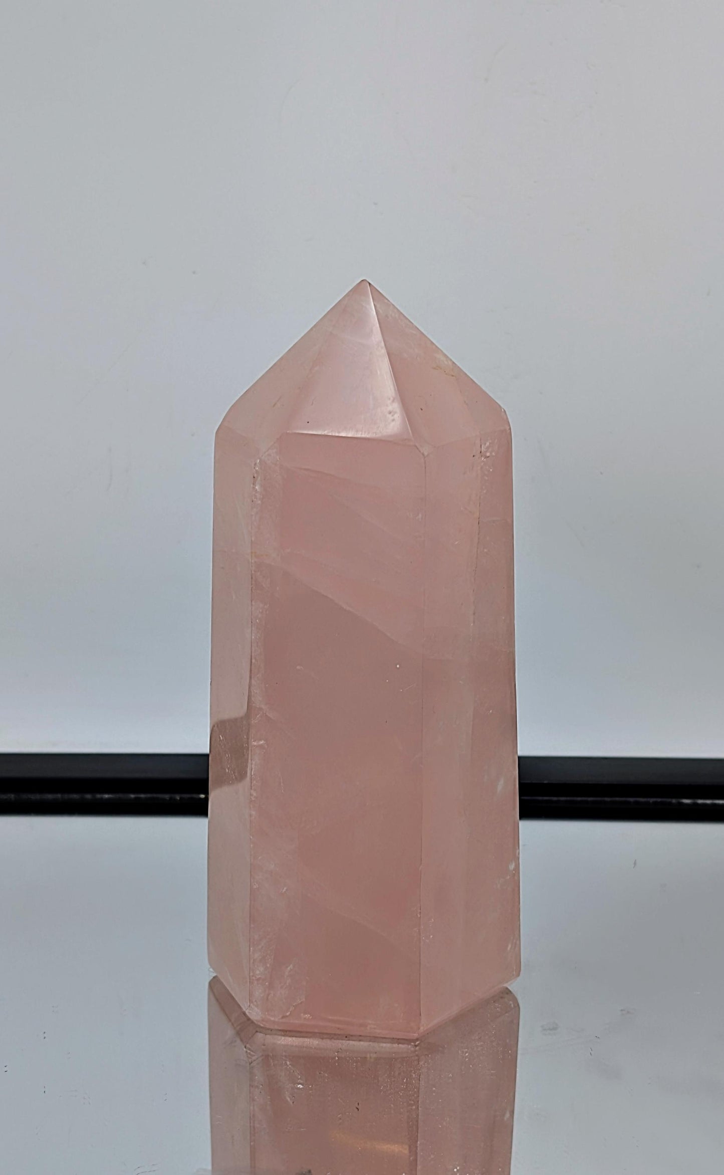 Large Rose Quartz Crystal Prism / Tower (#11)