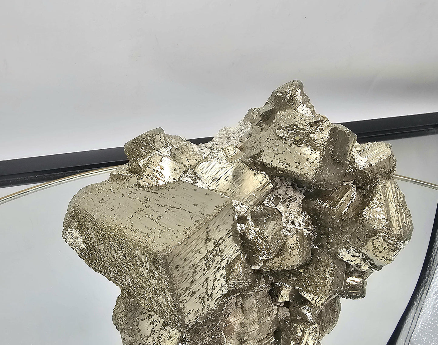 Exceptional Pyrite Crystal Cluster - Peru 1.35 KG (DP)
