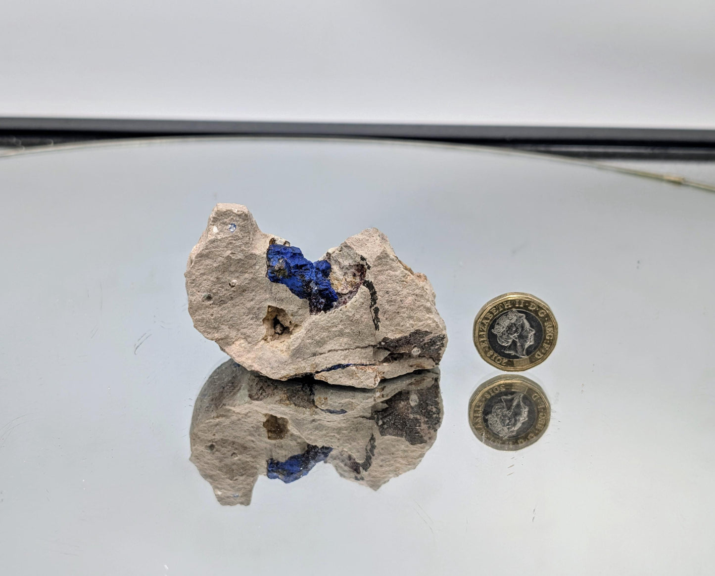 Azurite Crystal Geode (#9)