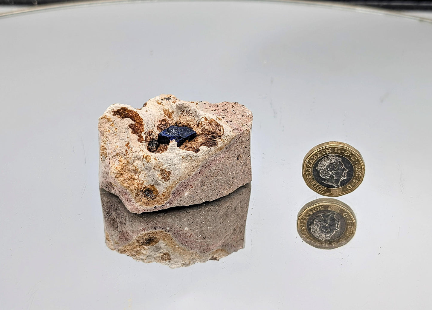 Azurite Crystal Geode (#5)