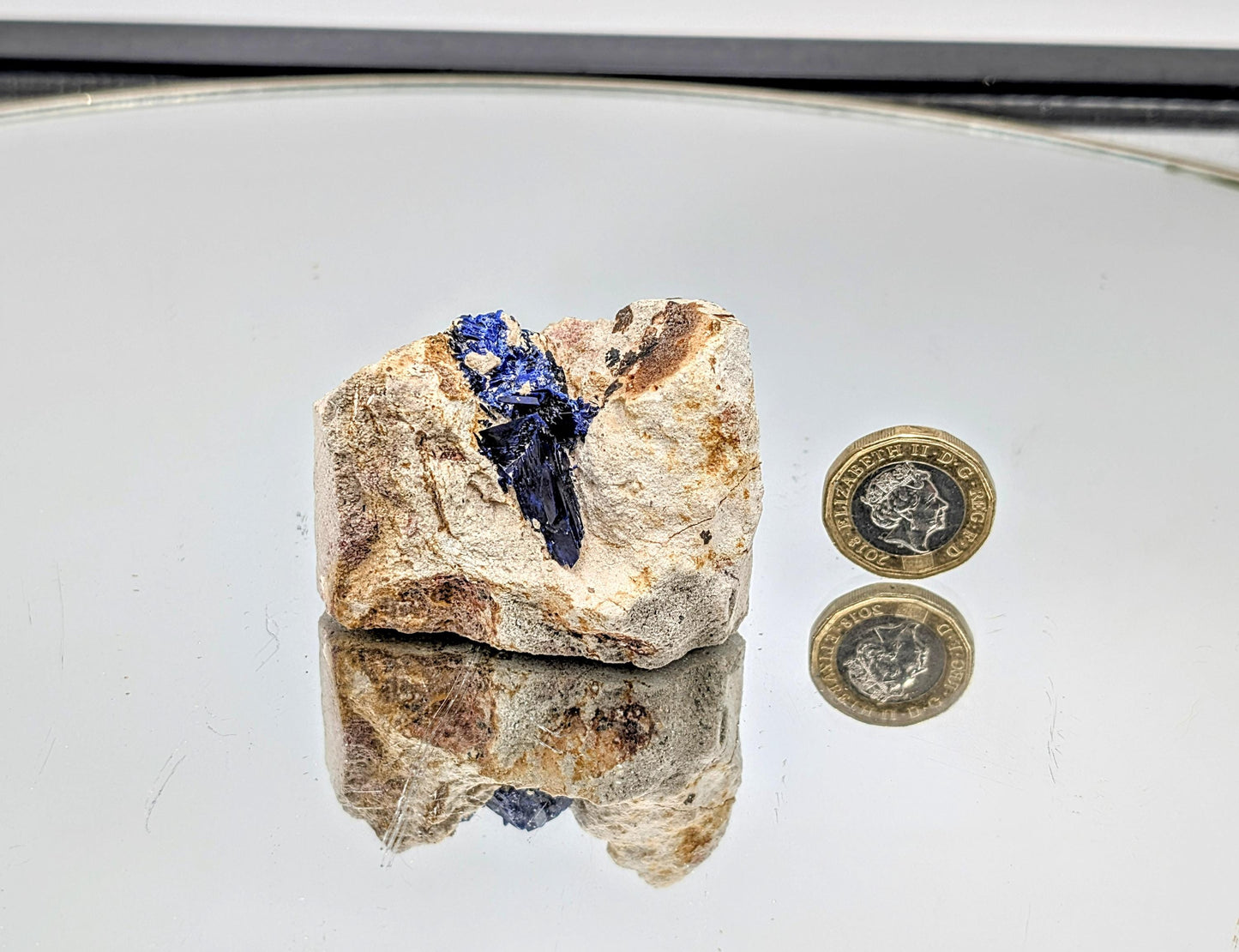 Azurite Crystal Geode (#3)