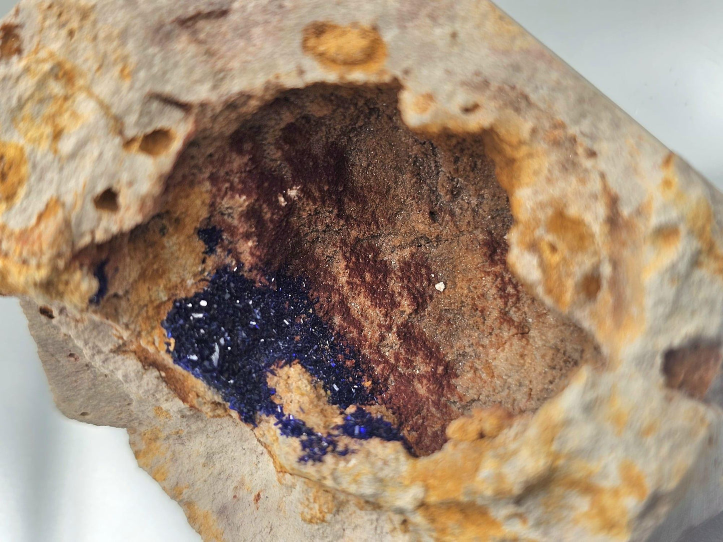 Azurite Crystal Geode (#2)