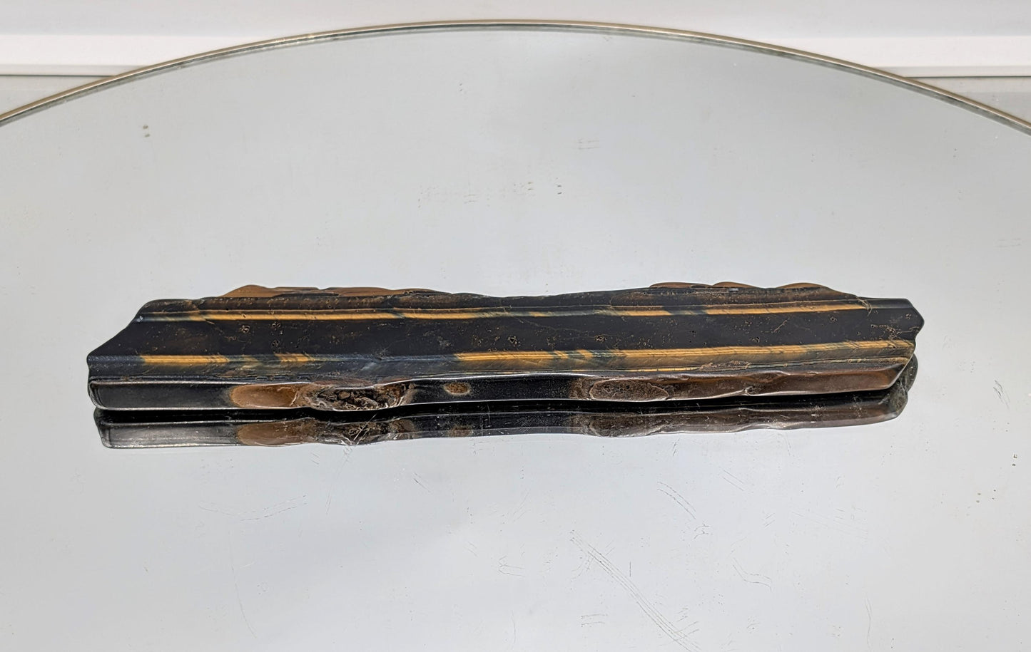 Large Tigers Eye Crystal Polished Slice (#3)