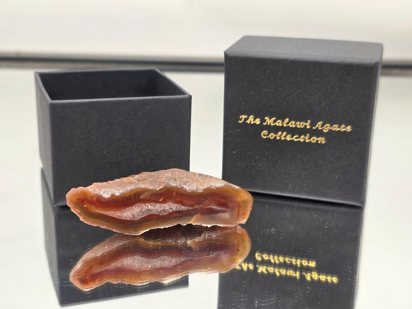 Malawi Agate Colour Banded Polished Crystal (#12)