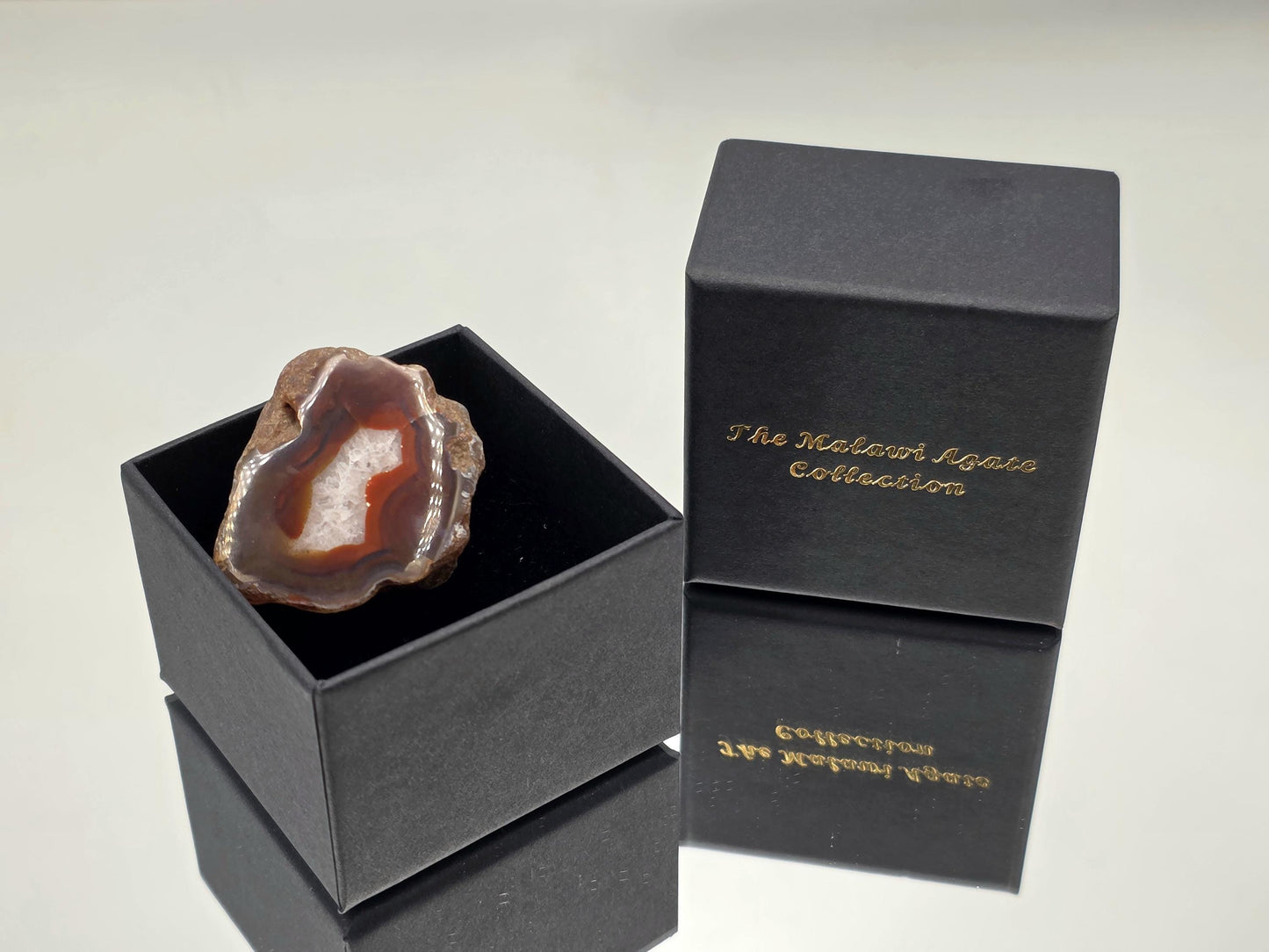 Malawi Agate Colour Banded Polished Crystal (#15)