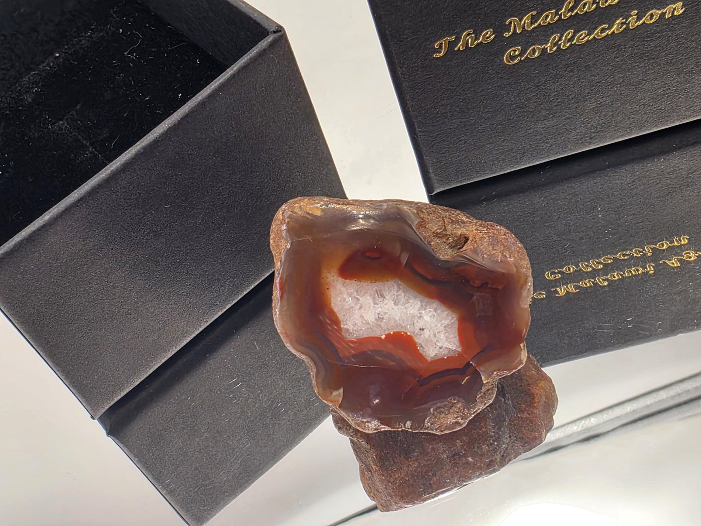 Malawi Agate Colour Banded Polished Crystal (#15)